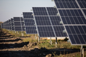 Solar panels in Kaba, Hungary