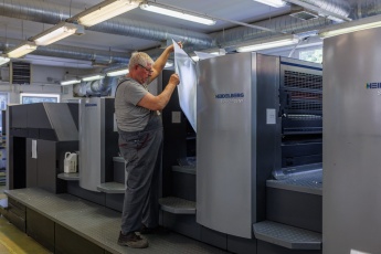Druckereimitarbeiter in Ungarn 